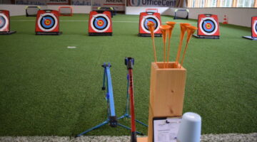 Saugnapfpfeil-Bogenschießen (sehr beliebt)